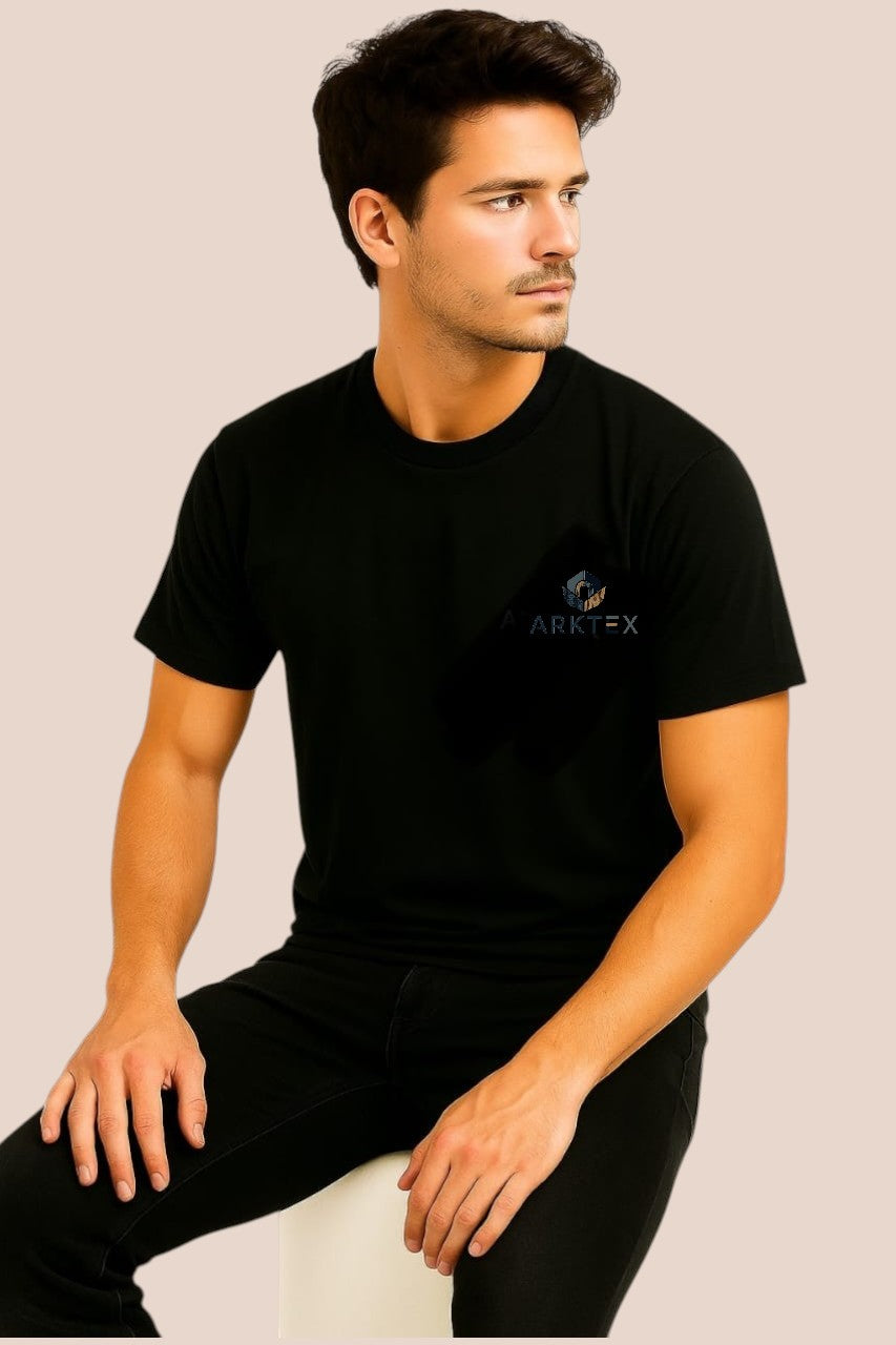 Arktex Cotton Regular Fit T-shirt for Men & Women | Summer Casual Streetwear